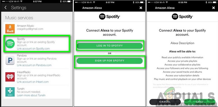 Cách liên kết Spotify với Alexa