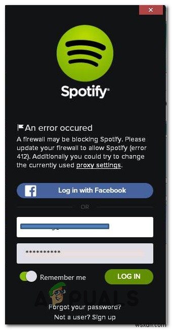 Khắc phục:Lỗi Spotify 412 
