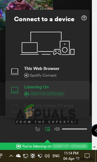 Khắc phục:Trình phát web Spotify sẽ không phát 