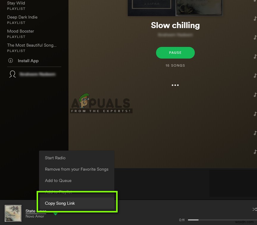 Khắc phục:Trình phát web Spotify sẽ không phát 