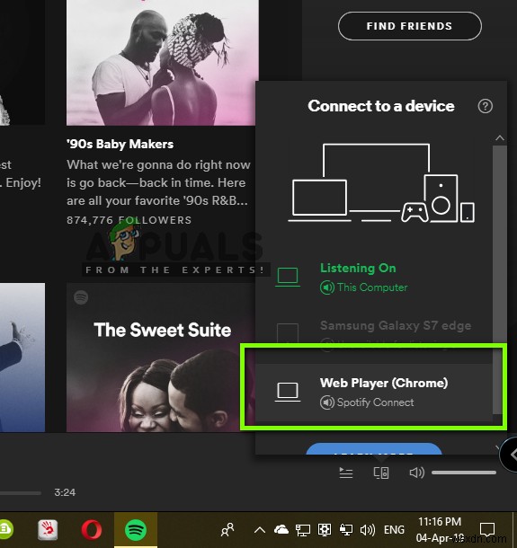 Khắc phục:Trình phát web Spotify sẽ không phát 