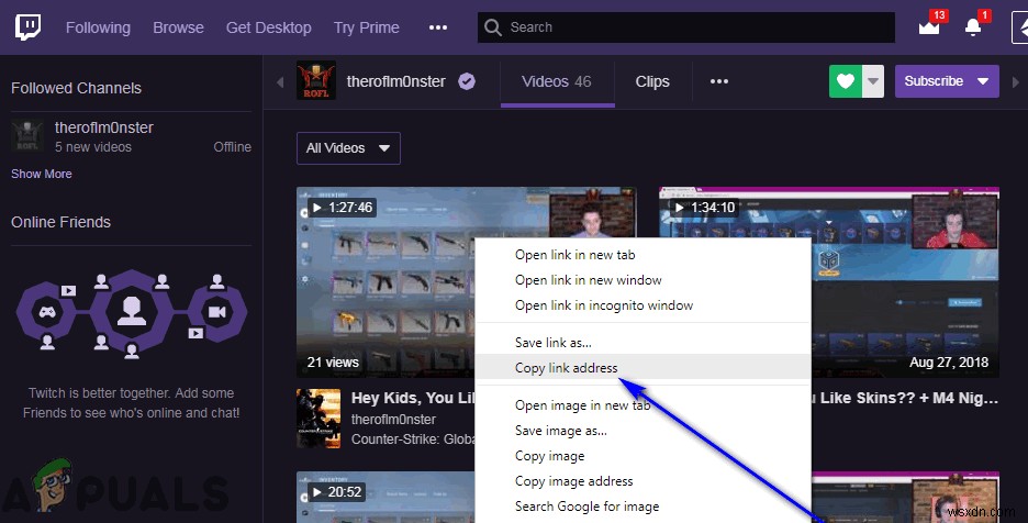 Làm thế nào để dễ dàng tải xuống video Twitch VODs? 