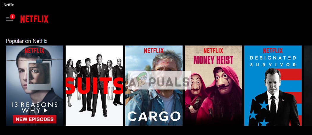 Khắc phục:Netflix tiếp tục đóng băng 