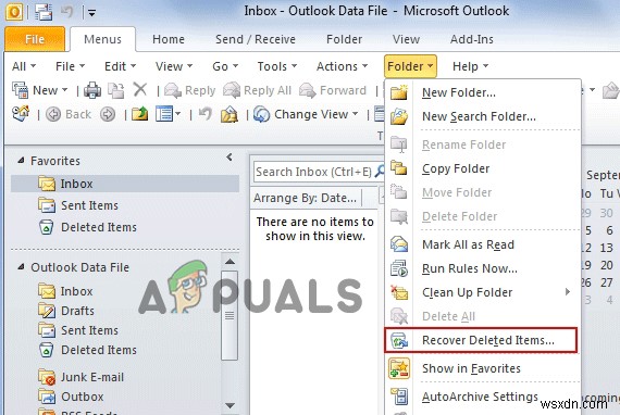 Khắc phục:“Không thể thực hiện thao tác vì thông báo đã bị thay đổi” trên Microsoft Outlook 