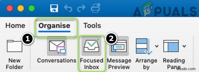 Bật hoặc tắt Hộp thư đến Ưu tiên trong Outlook (WEB) 