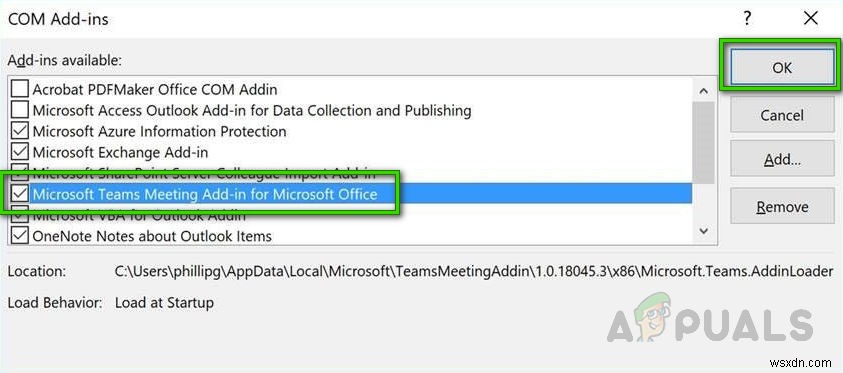 Làm thế nào để khắc phục Thiếu Microsoft Teams Add-in cho Outlook trên Windows 10? 