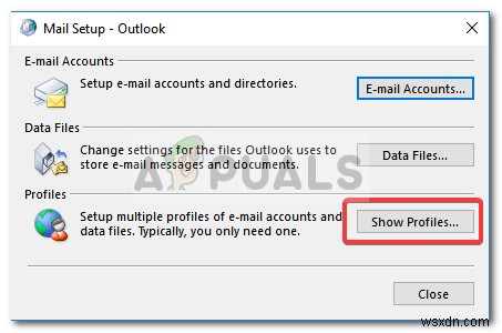 Làm thế nào để sửa lỗi Outlook 0x80190194? 