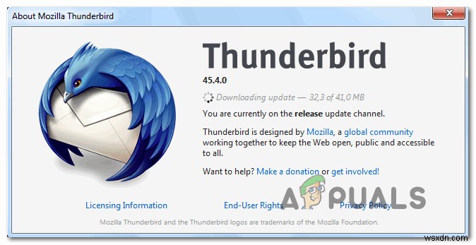 [FIX] Cấu hình Thunderbird không thể được xác minh
