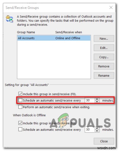 Giải quyết lỗi Outlook 0x800CCCDD  Máy chủ IMAP của bạn đã đóng kết nối  