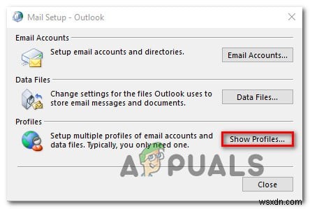 Khắc phục:Mã lỗi Outlook 0x8004011D 