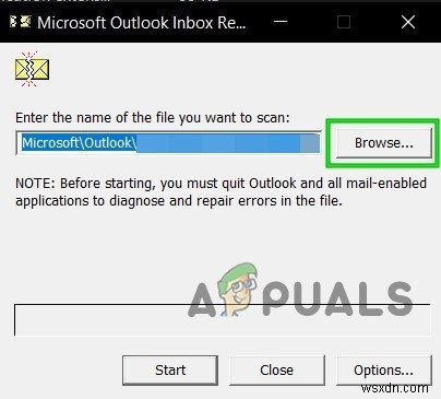 Danh sách địa chỉ không thể được hiển thị trong Outlook (Khắc phục) 