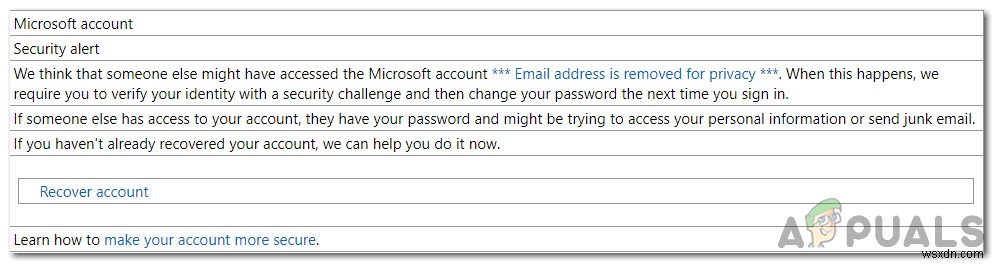 Email từ ‘security-noreply-account@accountprotection.microsoft.com’ có an toàn không?