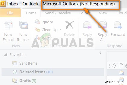 Khắc phục:Outlook không phản hồi 