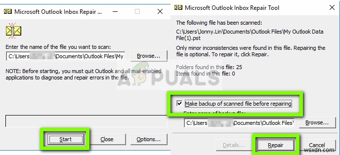 Khắc phục:Outlook không phản hồi 