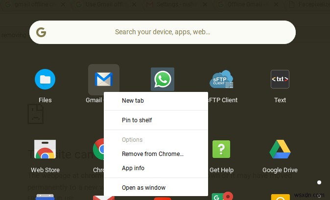 Cách sử dụng Gmail ngoại tuyến trong Chrome 