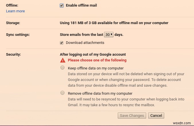 Cách sử dụng Gmail ngoại tuyến trong Chrome 