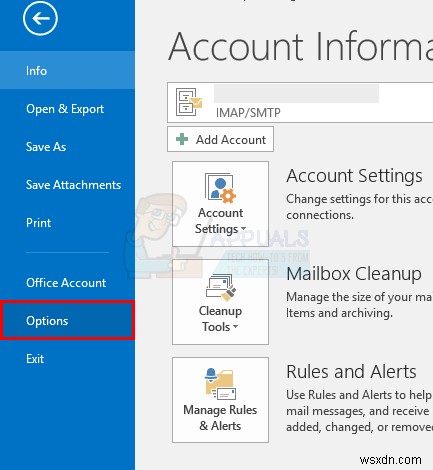 Khắc phục:Microsoft Outlook gặp sự cố ‘KERNELBASE.DLL’ 