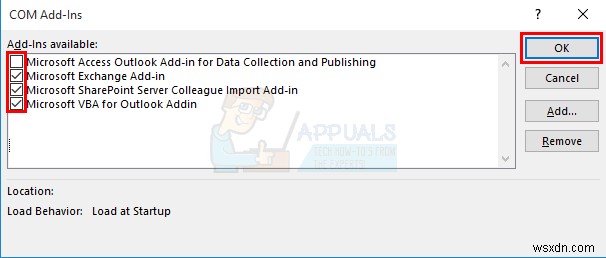 Khắc phục:Microsoft Outlook gặp sự cố ‘KERNELBASE.DLL’ 