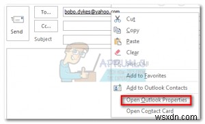 Khắc phục:Outlook Gửi tệp đính kèm winmail.dat 