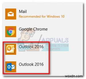 Cách đặt Outlook làm Ứng dụng khách Thư mặc định 