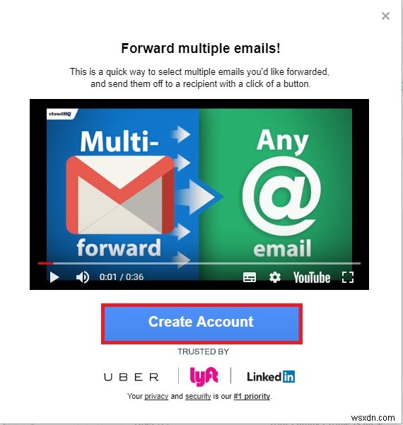 Cách chuyển tiếp nhiều email trong Gmail 