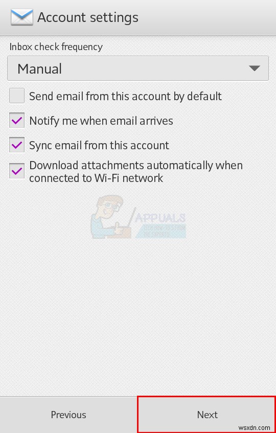 Cách thêm tài khoản email vào điện thoại Android 