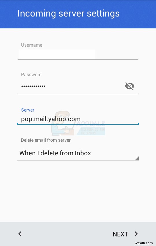 Cách thêm tài khoản email vào điện thoại Android 