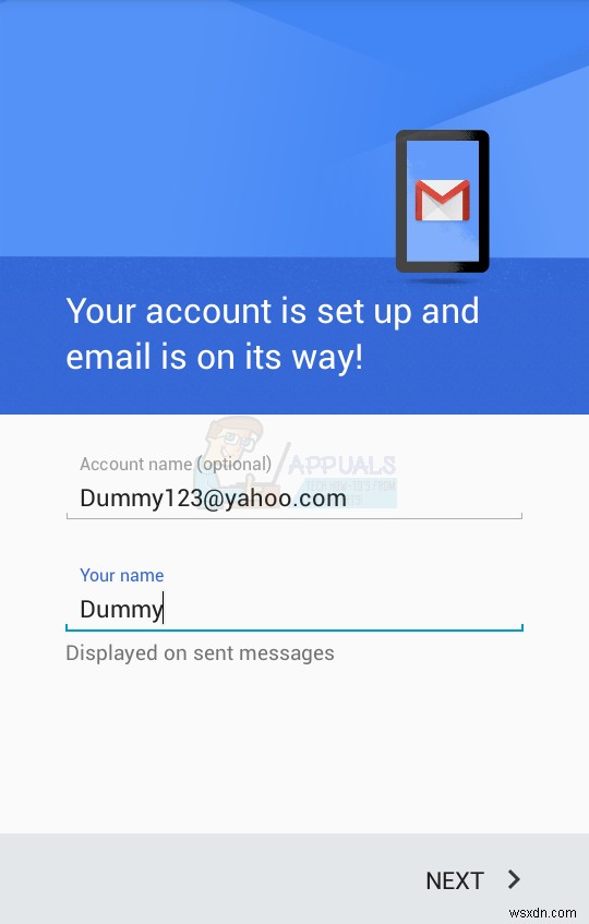 Cách thêm tài khoản email vào điện thoại Android 