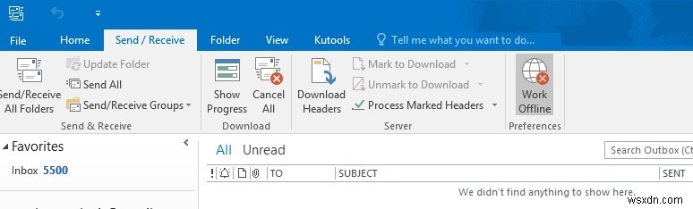 Khắc phục:Outlook không gửi email ‘2007, 2010, 2013, 2016’ 