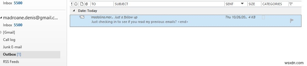 Khắc phục:Outlook không gửi email ‘2007, 2010, 2013, 2016’ 