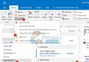 Cách ngăn Outlook 2016 chuyển email sang thư mục rác hoặc thư rác 