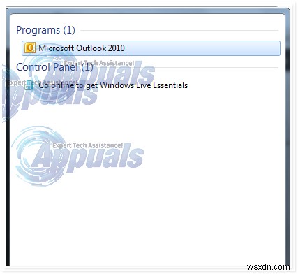 Khắc phục:Outlook 2010 bắt đầu ở chế độ an toàn 