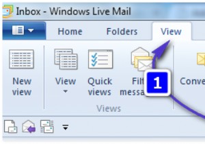 Khắc phục:Khôi phục các thư mục bị thiếu hoặc bị mất trong Windows Live Mail 