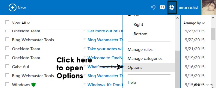 Khắc phục:Hotmail / Outlook hiển thị sai thời gian trên e-mail 