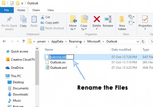 Khắc phục:Outlook bị treo với lỗi 0x80000003 (Không thể khởi chạy)