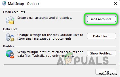 Cách khắc phục “(0x8004010F):Không thể truy cập tệp dữ liệu Outlook” trên Windows? 