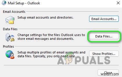 Cách khắc phục “(0x8004010F):Không thể truy cập tệp dữ liệu Outlook” trên Windows? 