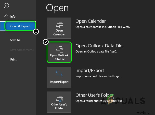 Cách khắc phục “(0x8004010F):Không thể truy cập tệp dữ liệu Outlook” trên Windows? 