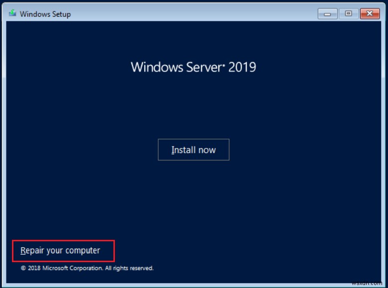 Cách thực hiện sao lưu và khôi phục trong Windows Server 2019 