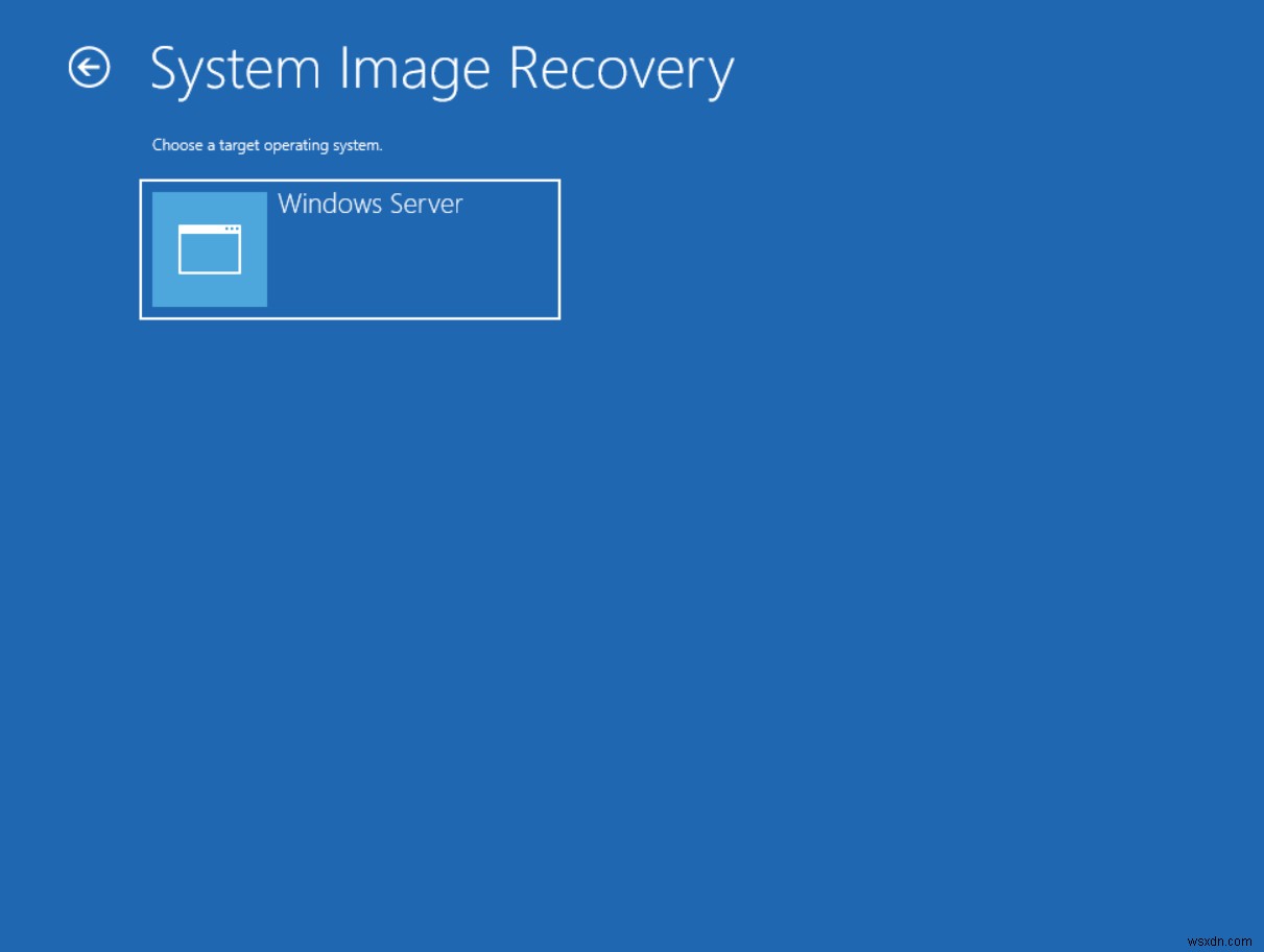 Cách thực hiện sao lưu và khôi phục trong Windows Server 2019 