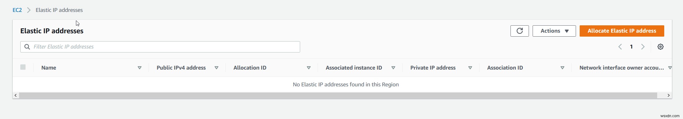 Cách phân bổ địa chỉ IP đàn hồi cho Phiên bản Amazon EC2 