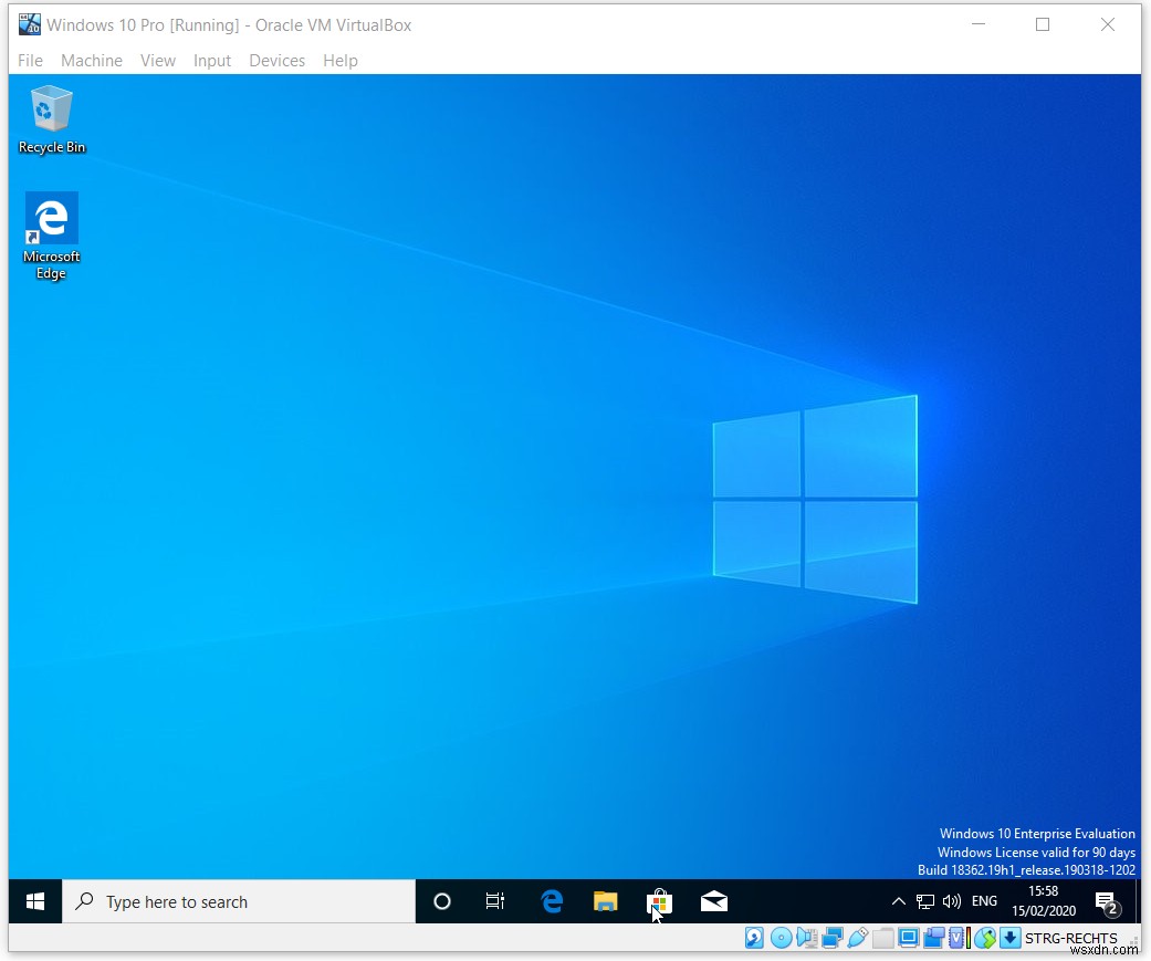 Cách cài đặt Windows 10 trong Oracle VM VirtualBox 