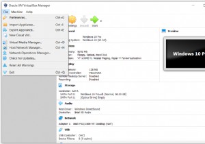 Tìm hiểu Oracle VM VirtualBox (Menu) 