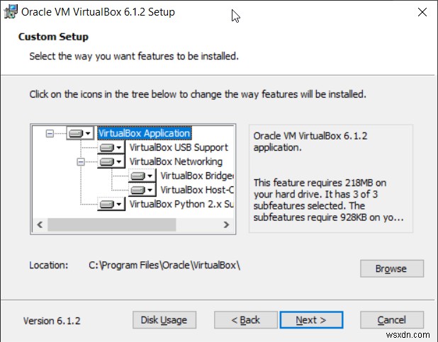 Cách cài đặt Oracle VM VirtualBox trên Windows 10 