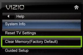 Vizio TV không kết nối với WiFi 