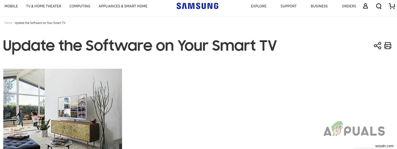 Khắc phục:TV Samsung không kết nối với Wifi 