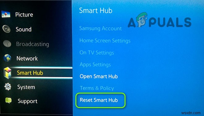 Khắc phục:TV Samsung không kết nối với Wifi 