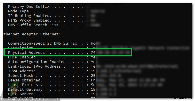 Khắc phục:Ethernet không có cấu hình IP hợp lệ trên Windows 