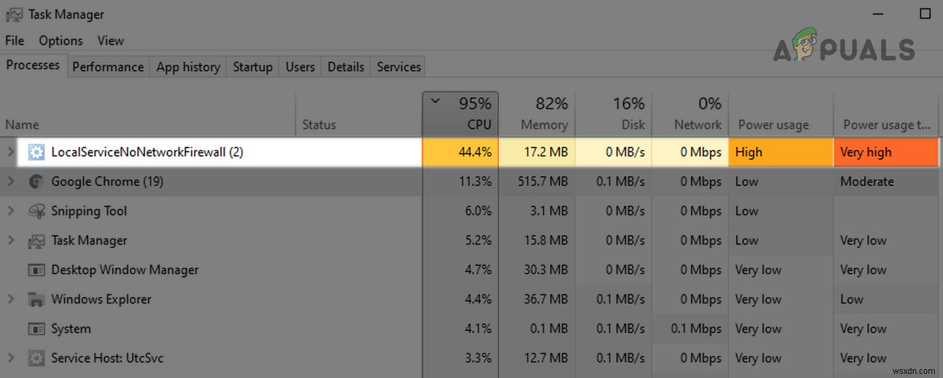 ‘LocalserviceNoNetworkFirewall’ là gì và cách khắc phục tình trạng sử dụng CPU cao? 