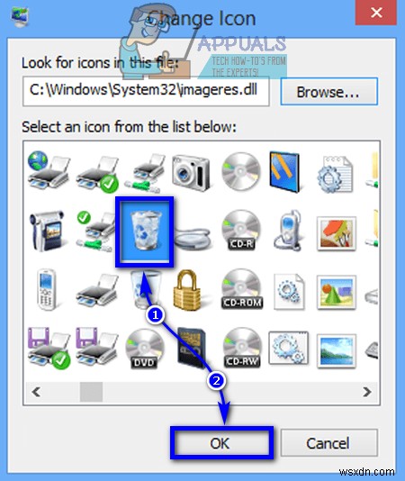 Cách thay đổi biểu tượng thùng rác trên Windows 7, 8, 8.1 và 10 